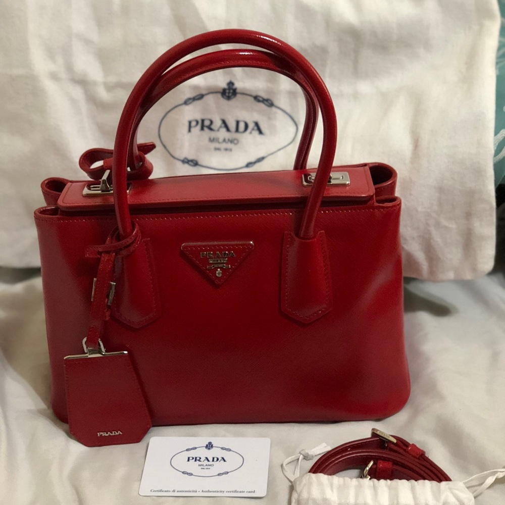 Prada saffiano rosso - Picture 2 of 8